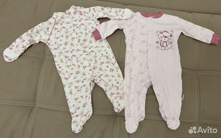Вещи на новорожденную девочку 56-62