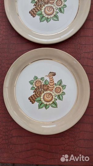 Блюдо СССР Буди Будянский фаянс
