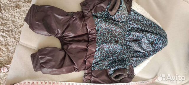 Тёплый зимний комбез для мелких пород собачек