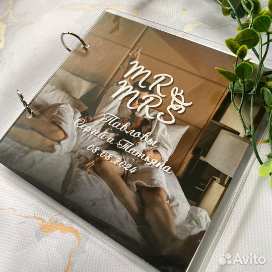 Прозрачный фотоальбом на заказ / Глянцевый