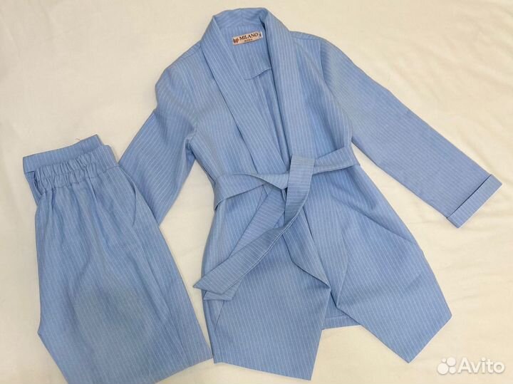 Брючный костюм женский летний 44