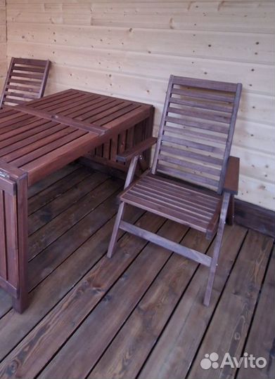 Стул Икеа эпларо Белая акация