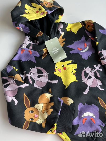 Худи H&M (98/104, 122/128) Покемоны