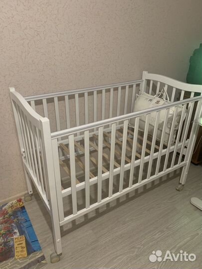 Кроватка детская Papaloni 120*60 матрас и бонусы