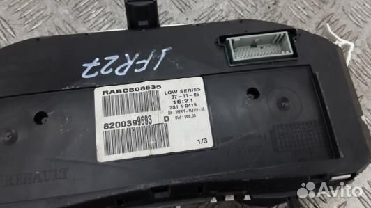 Щиток приборов renault megane 2 (1FR27IT01)