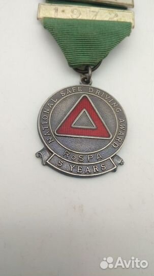 14 Медаль 1968 Safe Driving Competition, Royal