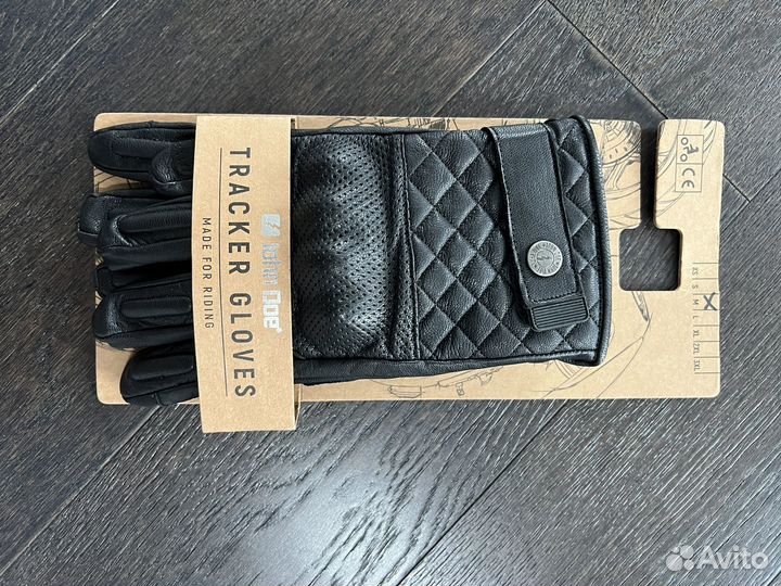 Мотоперчатки с кевларом John Doe Tracker Black