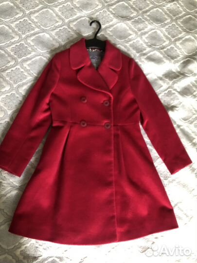 Пальто малиновое для девочки Silver Spoon
