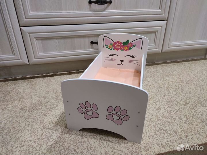 Кроватка для кукол до 40 см