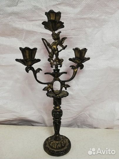 Подсвечник канделябр на 3 свечи