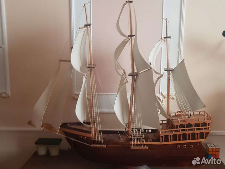 Корабль,ручная работа