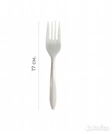 Вилка пластиковая одноразовая