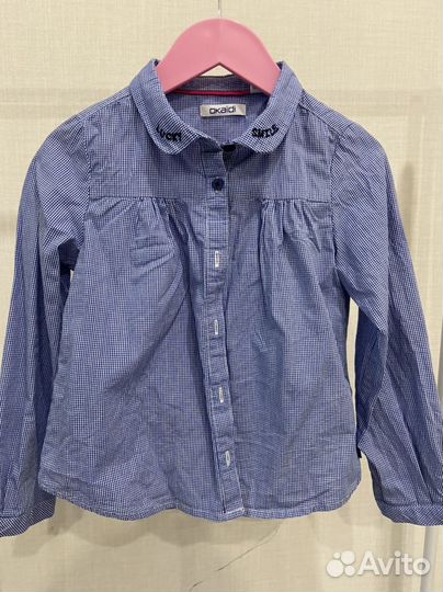 Рубашка для девочки 110