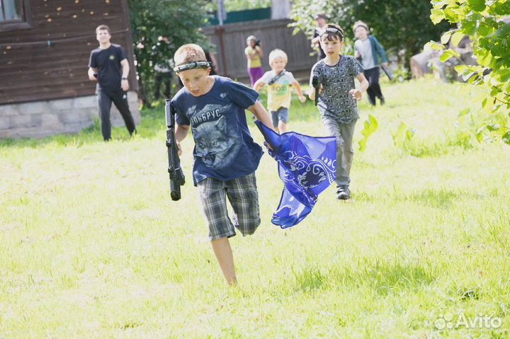 Квест Зарница (выездная игра лазертаг)