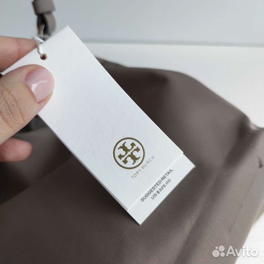 Сумка Tory Burch Virginia Bucket бежевая