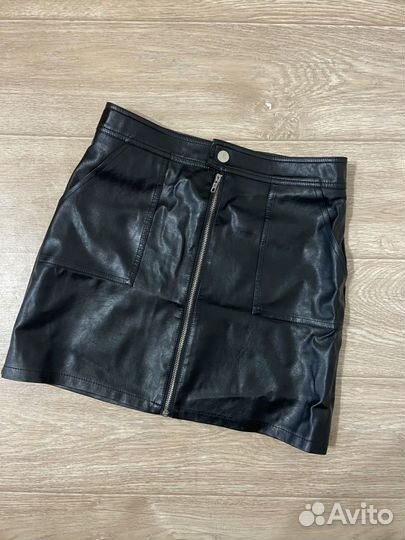Кожаная юбка