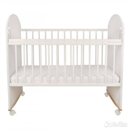 Кровать детская Indigo Мишка колесо-качалка