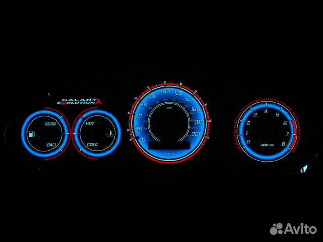 Шкалы приборов Mitsubishi Galant 8 (01-03) USA V1