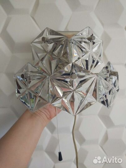 Бра, хрусталь, СССР