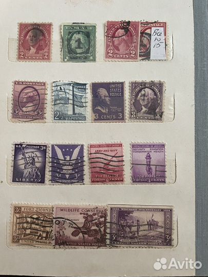 Альбом старых марок