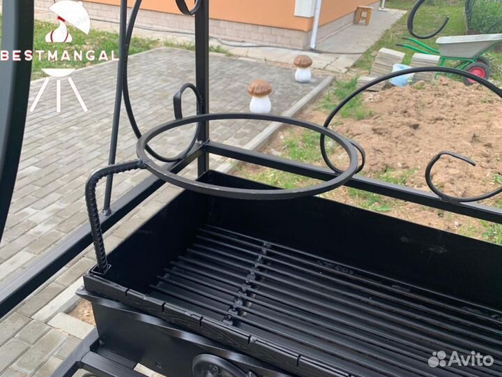 Мангал с крышей