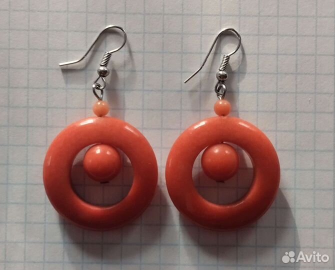 Коралловое колье винтаж