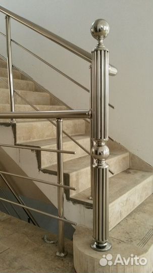 Перила из нержавейки. Перила сварные