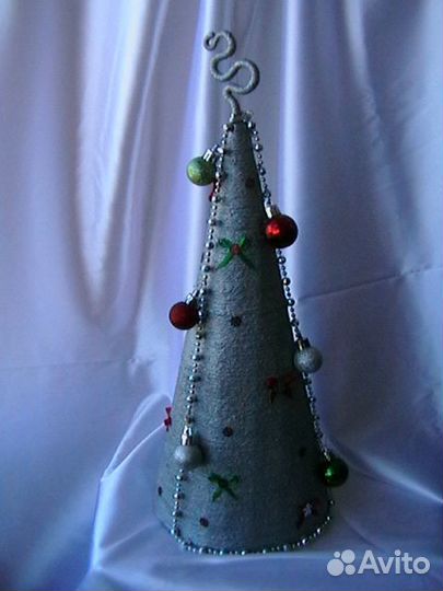 Новогодний декор, экоёлка, топиарий, ручная работа