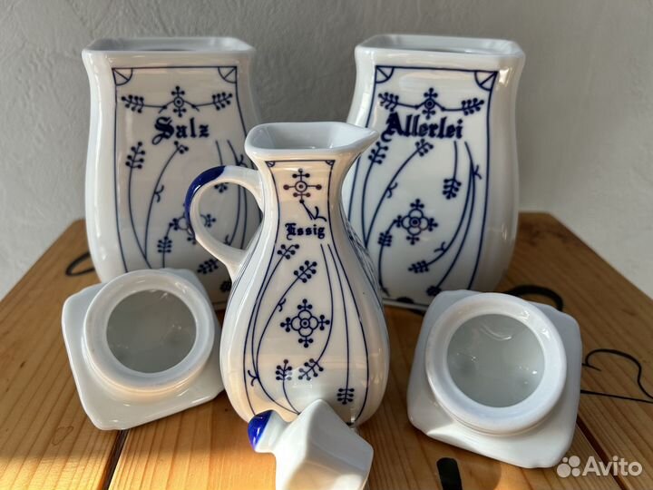 Фарфоровые емкости д/кухни.Германия