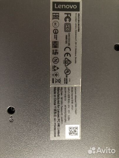 Ноутбук Lenovo ideapad 330-17AST
