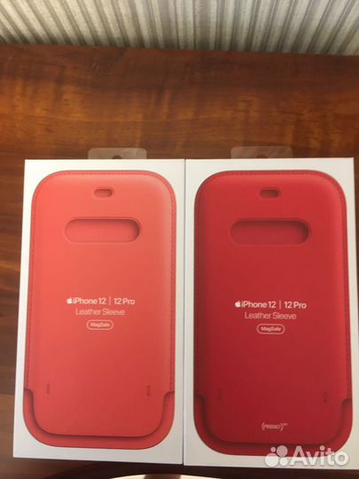 Чехол Apple Leather Sleeve with MagSafe для iPhone