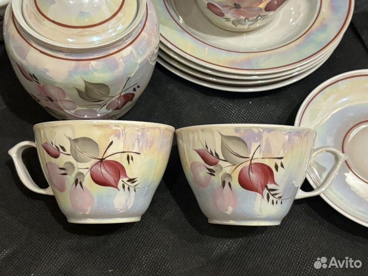 Чайный сервиз ручная роспись СССР