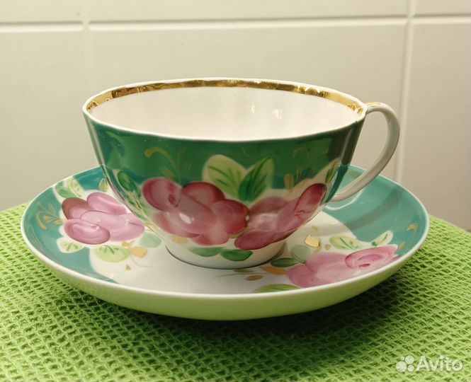 Чайный сервиз Дулево розы