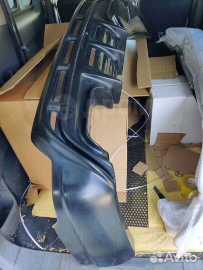 Накладка на задний бампер 