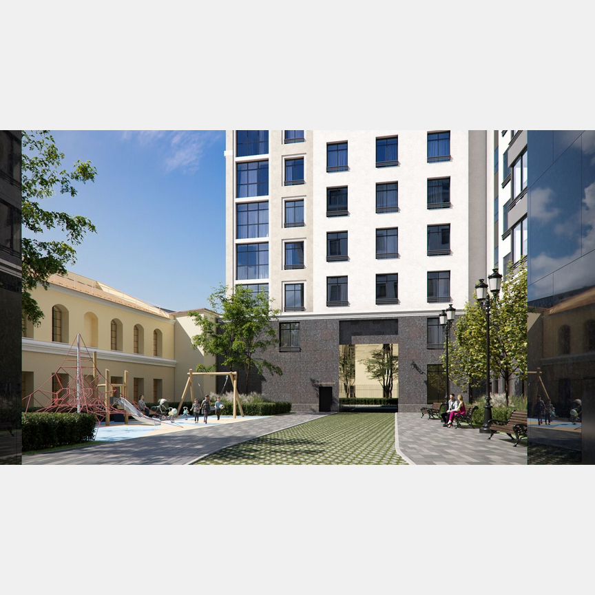 1-к. квартира, 49,4 м², 9/9 эт.