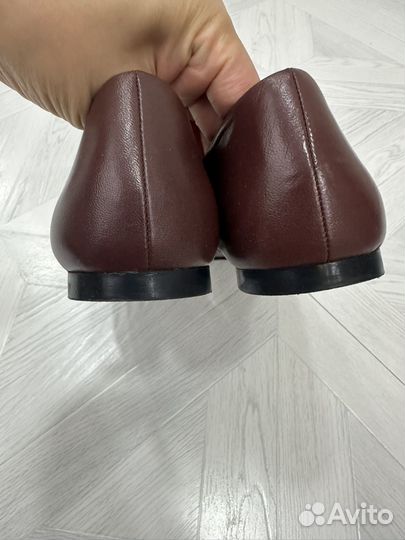 Балетки натуральная кожа 38