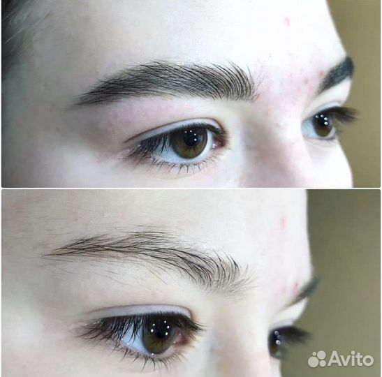 Окрашивание бровей