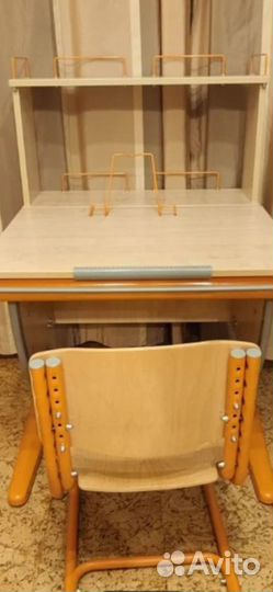 Школьная растущая парта+стул Дэми Demi