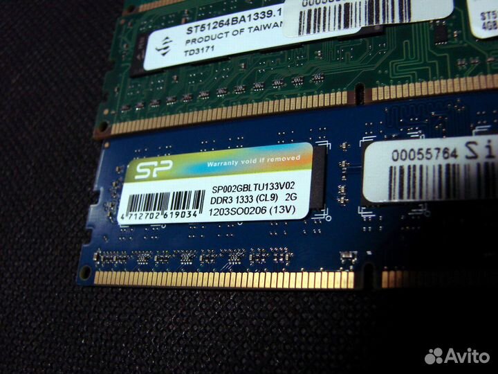 Оперативная память DDR3 4 gb 3 шт DDR4 8 gb
