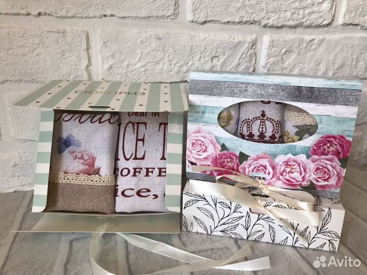 Льняные кухонные полотенца и салфетки, новые