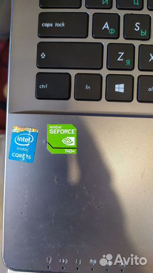 Ноутбук asus core i5 740m