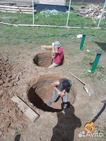 Колодцы и септики из колец