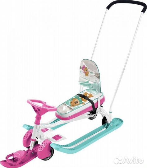 Снегокат Ника Тимка Спорт 6 с медвежатами