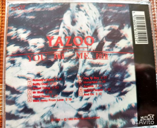 Диск Yazoo You And Me Both England