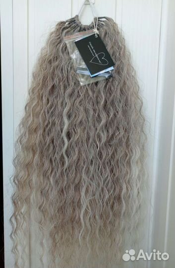 Хвост кучерявый на резинке