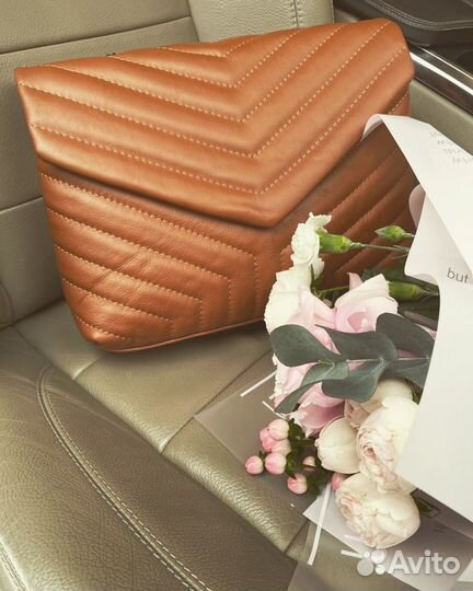 Итальянская кожаная стеганая сумка