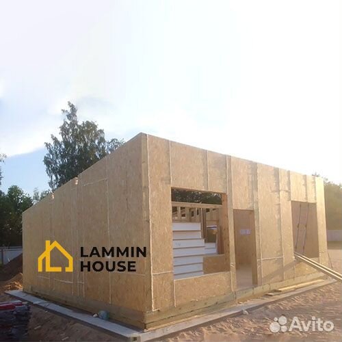 Сип SIP панели OSB. Размер 2500*1250*174 мм