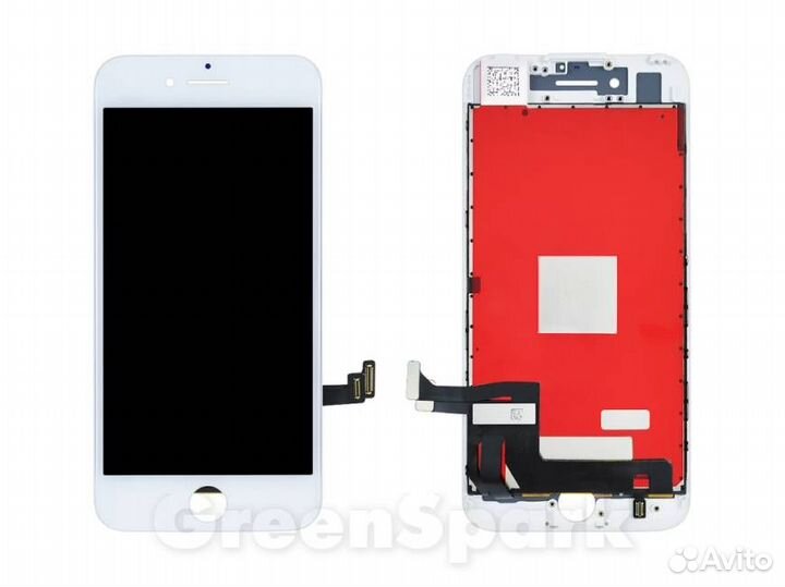 Дисплей для iPhone 7 +тач белый с рамкой copy