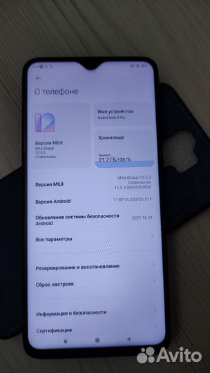 Xiaomi redmi note 8 pro 6 128gb