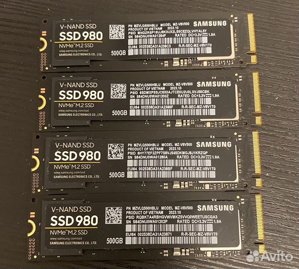 SSD M.2 накопитель Samsung 980 500gb